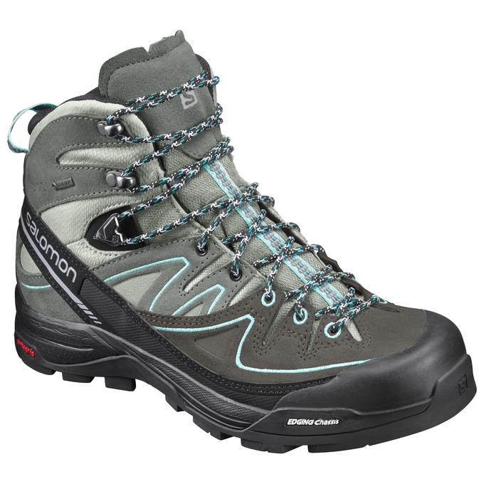 SALOMON X ALP MID LTR GTX® W Philippines - Women's Hiking Boots - Grey/Black | 806214-ZIT